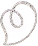 Sideway Heart Necklace - Vassari Luxury Collection