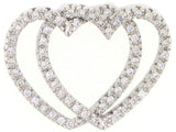 Double Heart Necklace - Vassari Luxury Collection
