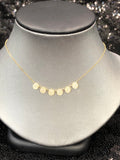 14K Multi-Disc Diamond Necklace - Vassari Luxury Collection