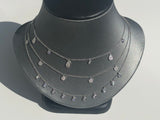 Bezel Disc Diamond Necklace - Vassari Luxury Collection