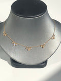Pear Double Disc Necklace - Vassari Luxury Collection