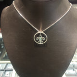 14K Fleur De Lis Necklace - Vassari Luxury Collection