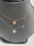 Double Disc Necklace - Vassari Luxury Collection