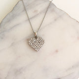 Baguette Heart Pendant - Vassari Luxury Collection