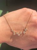 Star Cluster Diamond Necklace - Vassari Luxury Collection