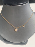Double Disc Necklace - Vassari Luxury Collection