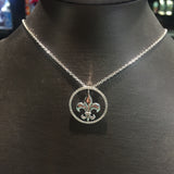 14K Fleur De Lis Necklace - Vassari Luxury Collection
