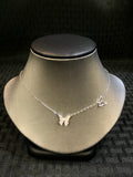 14K Double Butterfly Necklace - Vassari Luxury Collection