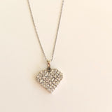 Baguette Heart Pendant - Vassari Luxury Collection