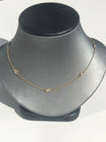 10 Stone Diamond by the Yard Necklace - Vassari Luxury Collection