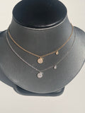 Double Disc Necklace - Vassari Luxury Collection