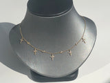 Cross Disc Necklace - Vassari Luxury Collection