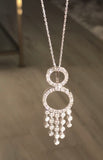 Dangling Eternity Pendant - Vassari Luxury Collection
