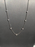 7 Stone Diamond by the Yard Necklace - Vassari Luxury Collection