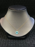 14K Gold Evil Eye Necklace - Vassari Luxury Collection