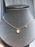 Double Disc Necklace - Vassari Luxury Collection