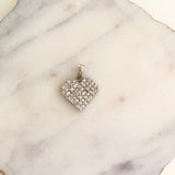 Baguette Heart Pendant - Vassari Luxury Collection