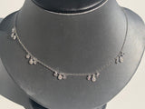 Pear Double Disc Necklace - Vassari Luxury Collection