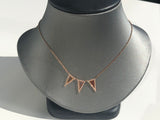 Triple Arrow Necklace - Vassari Luxury Collection